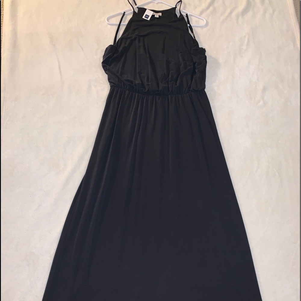 GAP High-Neck Maxi Dress